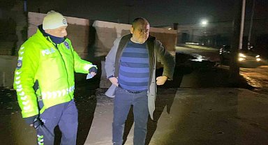 Kendi yaptığı kazayı kayda alıp spiker gibi anlattı