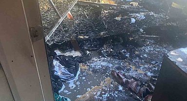 Keşan'da elektrikli ısıtıcıdan çıkan yangın söndürüldü