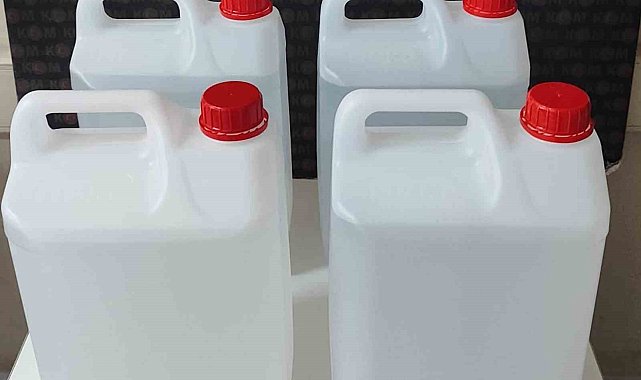 Kırıkkale'de 20 litre etil alkol ele geçirildi