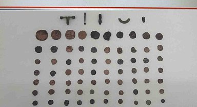 Kırıkkale'de 80 adet Bizans sikkesi ve 5 obje ele geçirildi