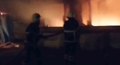 Kırıkkale'de baraka yangını