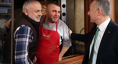 Kocaeli İzmit'te esnaf turu