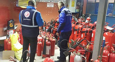Kocaeli Zabıtası'ndan yangın tüpü fiyatlarına sıkı denetim