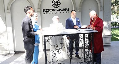 Kocasinan, 2024 yılında 2 bin 764 mutlu evliliğin temelini attı