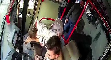 Kocasını önce ısırdı, sonra bıçakladı, yaşananlar kameraya yansıdı