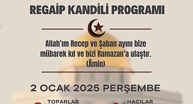 Köyceğiz'de Regaip Kandili nedeniyle programlar düzenlenecek
