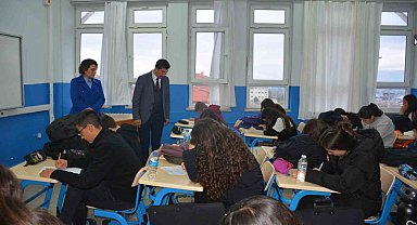 Köyceğiz'de Türkiye geneli ortak sınavlar yapıldı