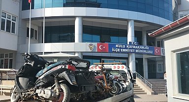 Kulu'da motosiklet denetimleri sürüyor