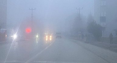 Kulu'da sis etkili oluyor.