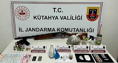 Kütahya'da jandarmadan uyuşturucu operasyonu: 2 gözaltı