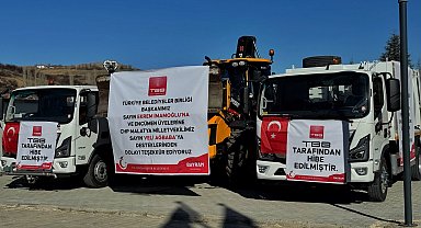 Malatya Doğanşehir'e TBB'den araç desteği