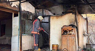 Malatya'da ev yangını