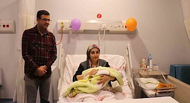 Malatya'da yeni yılın ilk bebeği dünyaya geldi