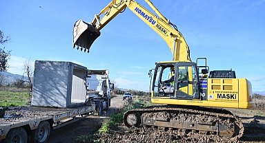 Manisa Derbent Mahallesi'nde dere geçişleri güvenli