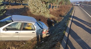 Manisa'da trafik kazası: 1 ölü 1 yaralı