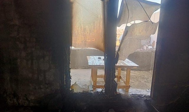 Mardin'de ev yangını maddi hasara neden oldu