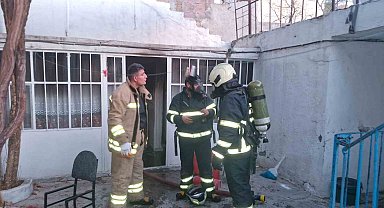 Mardin'de ev yangını