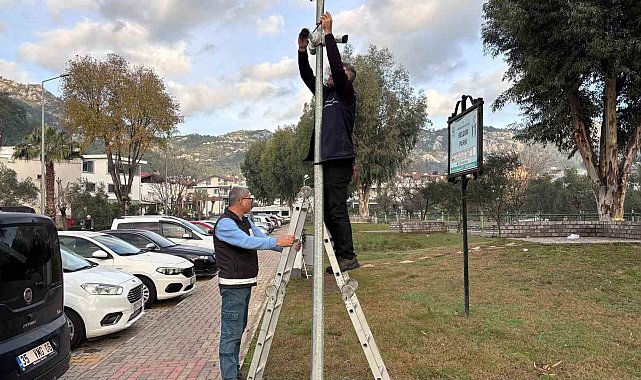 Marmaris'te parklar kamera sistemi ile daha güvenli hale geliyor