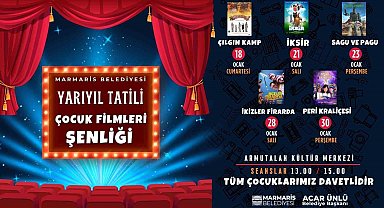 Marmaris'te yarıyıl şenliği çocukları bekliyor