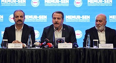 Memur-Sen Genel Başkanı Yalçın: "Bir an önce memur ve memur emeklisine refah payı verilmeli"
