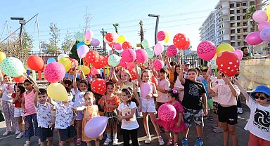 Menemen Çocuk Oyun Köyü ziyaretçi rekoru kırdı