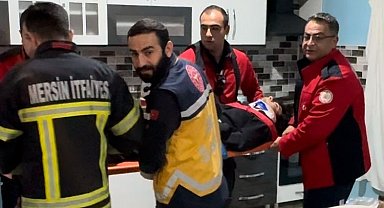 Mersin'de 3. kattan havalandırma boşluğuna düşen çocuk ağır yaralandı