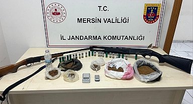 Mersin'de kaçak makaron ve uyuşturucu operasyonu: 4 gözaltı