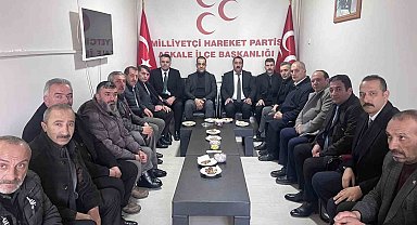 MHP heyeti Aşkale'ye çıkarma yaptı