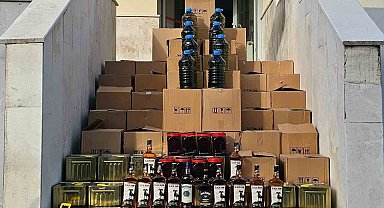 Milas'ta 1 milyon TL değerinde sahte zeytinyağı ele geçirildi