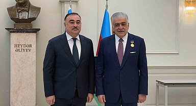 Milletvekili Ayrım'a "Haydar Aliyev 100 Yıllık Madalyası"