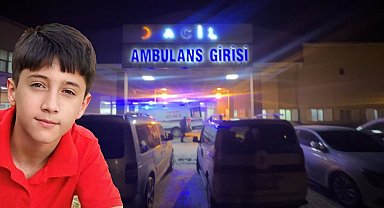 Minibüsün üzerine kaya parçasının düştüğü olayda ağır yaralanan çocuk hayatını kaybetti