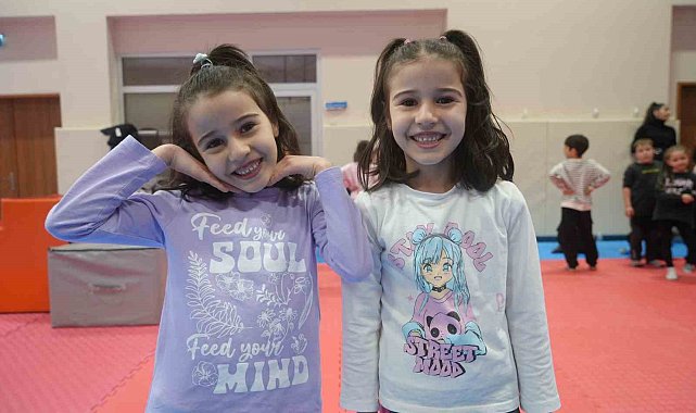 Minikler ders yorgunluklarını böyle attılar