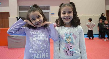 Minikler ders yorgunluklarını böyle attılar