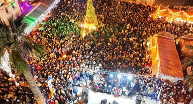 Mudanya yeni yıla tarihi meydanda 'merhaba' dedi