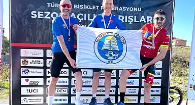 Mudanyalı bisikletçilerden 3 günde 4 madalya