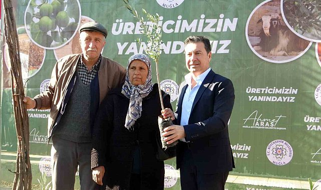 Muğla Büyükşehir Belediyesi 110 bin fidan dağıttı
