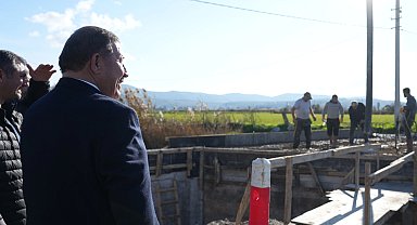 Muğla Milas'ta iki mahalleyi bağlayacak köprü şekilleniyor