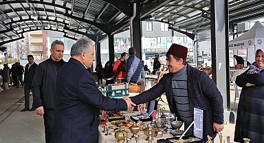 Mustafa Yalçın'dan Antika Pazarı'na ziyaret