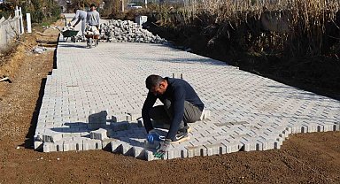 Nazilli Belediyesi Arslanlı'da yol çalışmalarını tamamladı