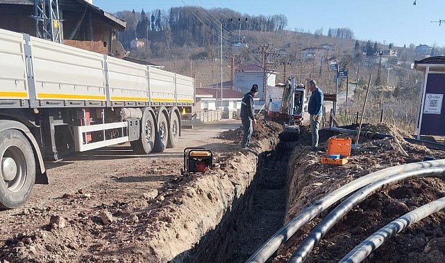 Ordu'da içme suyu hatları yenileniyor