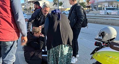 Otomobil ile motosiklet çarpıştı: 1 yaralı