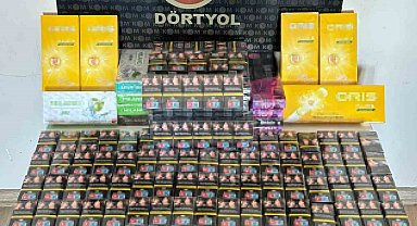 Payas'ta 440 paket gümrük kaçağı sigara ele geçirildi