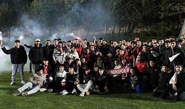 Pendikspor'a Karagümrük maçı öncesi taraftardan moral ziyareti