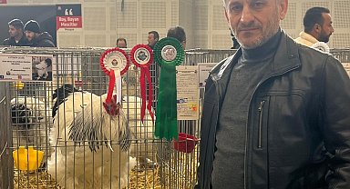 Polisin horozu yarışmada Türkiye şampiyonu oldu