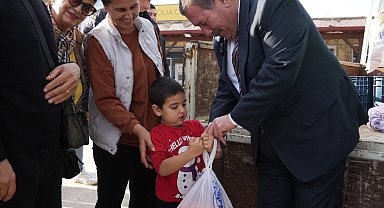 Portakal dağıtımları Güllük ve Boğaziçi'nde devam etti