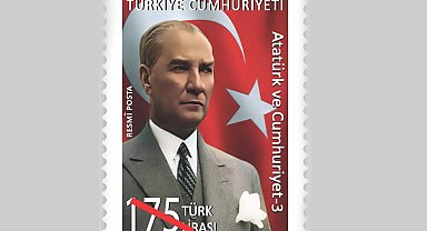 PTT'den yılın ilk pulu Ata'ya