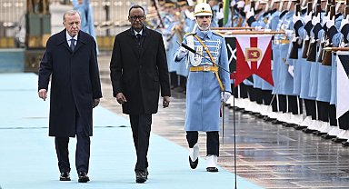 Ruanda Cumhurbaşkanı Paul Kagame Ankara'da