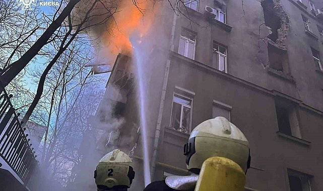 Rusya'dan Kiev'e İHA saldırısı: 1 ölü, 6 yaralı