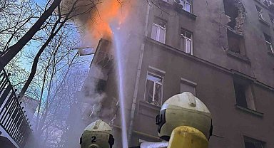 Rusya'dan Kiev'e İHA saldırısı: 1 ölü, 6 yaralı