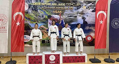 Salihlili judocu Türkiye ikincisi oldu